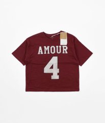 Vínové tričko z biobavlny s nápisem NAME IT