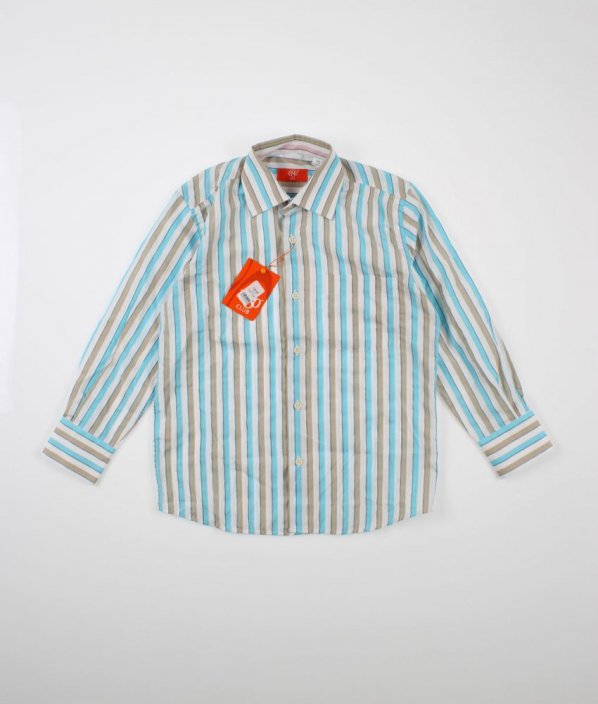 Modrohnědá proužkovaná košile 1880 CLUB