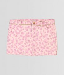 Růžová leopardí sukně NAME IT