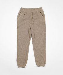 Béžové vaflové tepláky H&M