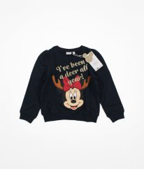 Tmavě modrá silnější mikina NAME IT