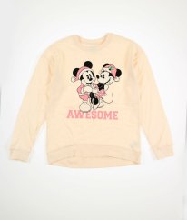 Béžovorůžová mikina DISNEY