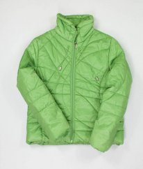 Zimní prošívaná zelená bunda