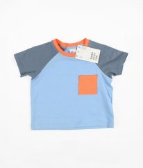 Modrošedé tričko H&M