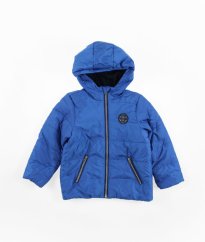 Modrá teplá bunda jaro/podzim - lehká zimní DE FACTO