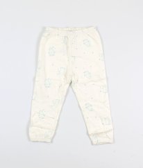 Smetanové teplé legíny s tučňáky FAGOTTINO