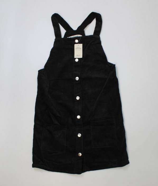Černá manšestrová šatová sukně DENIM & CO