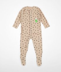 Světle hnědý overal/pyžamo se vzorem PRIMARK