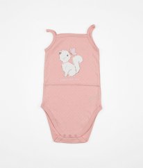 Ružové body s bodkami z biobavlny C&A