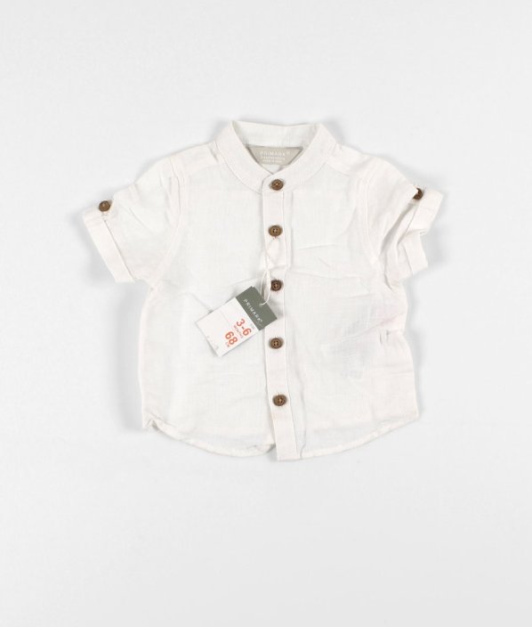 Bílá lněná košile