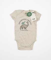 Béžové body s dinosaurami z biobavlny C&A