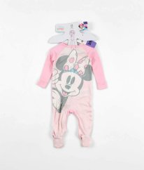 Rúžový ľahký úpletový overal DISNEY