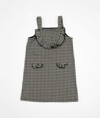 Béžovočierna vzorovaná šatová sukňa RIVER ISLAND