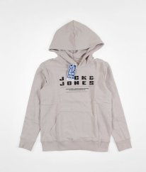 Béžovolila mikina zo silnej bavlny JACK & JONES