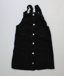 Černá manšestrová šatová sukně DENIM & CO
