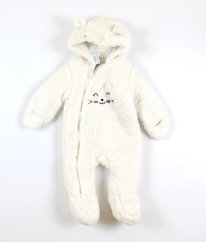 Smetanová beránková zimní kombinéza PRIMARK