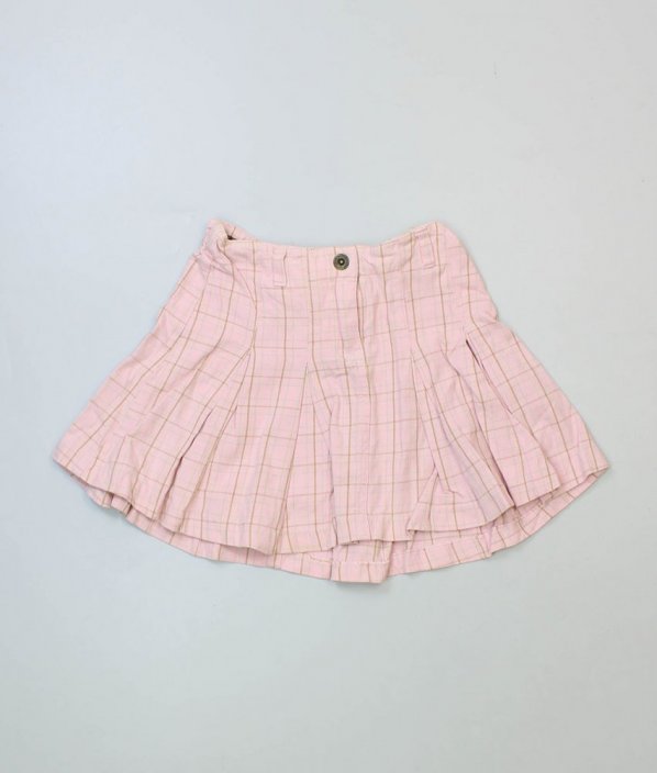 Růžová károvaná sukně H&M