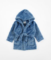 Modrý plyšový župan PRIMARK