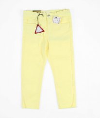 Žluté 3/4 skinny kalhoty z biobavlny KIABI
