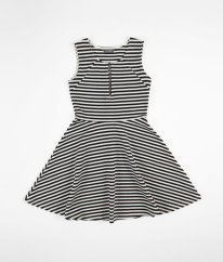 Černobílé proužkované šaty PRIMARK
