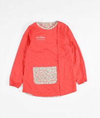 Růžová a květovaná OBOUSTRANNÁ bavlněná bunda KIABI