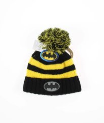 Černožlutá zateplená čepice BATMAN
