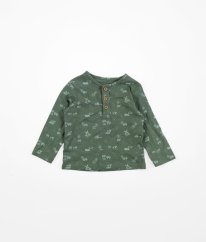 Zelené triko s farmou TU