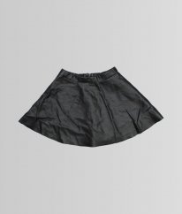 Černá koženková sukně H&M