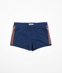 Modré kraťasy s čipkou OLIMPIAS