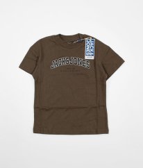 Hnedé tričko JACK & JONES