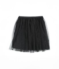 Černá tylová sukně se třpytem H&M