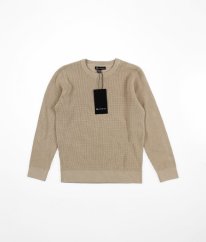 Hnědý vaflový svetr C&A