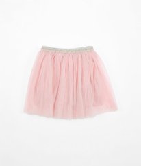 Růžová tylová sukně s jemnými hvězdičkami a se spodničkou MATALAN