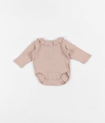 Starorůžové úpletové body s krajkou H&M