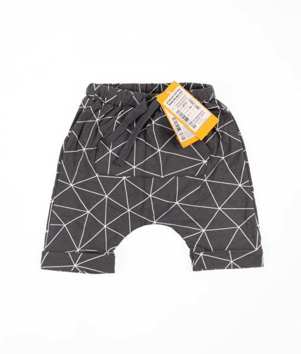 Antracitové kraťasy se vzorem BEMBI