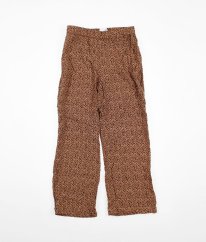 Hnědé leopardí kalhoty H&M