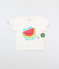 Smetanové tričko s obrázkem C&A