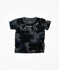 Modrošedé maskáčové tričko NIKE