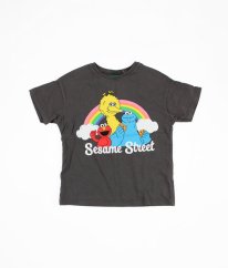 Tmavě šedé tričko Sesame Street NEXT