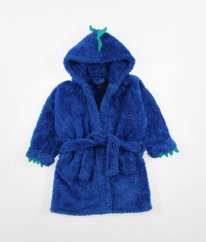 Modrý plyšový župan NEXT