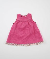 Růžové šaty z jemného manšestru EARLY DAYS