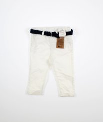 Biele nohavice s modrým pásikom FAGOTTINO