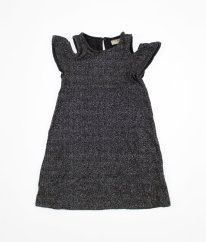 Černošedé svetříkové šaty se třpytem NEXT