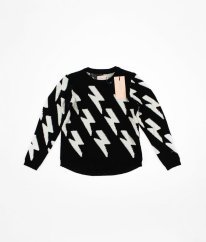 Černobílý svetr ONLY