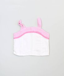 Bílorůžový top MOTHERCARE