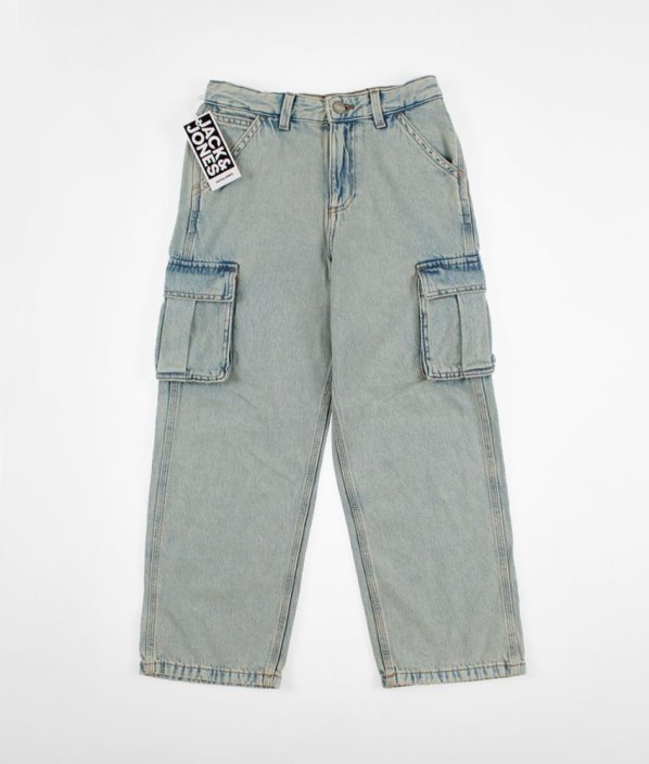 Světle modré rifle JACK & JONES