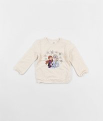 Krémová mikina Frozen DISNEY