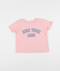 Růžové tričko s nápisem PRIMARK