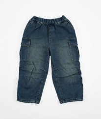 Modré silnější riflové kapsáče H&M