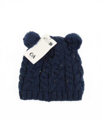 Modrá zateplená čepice C&A